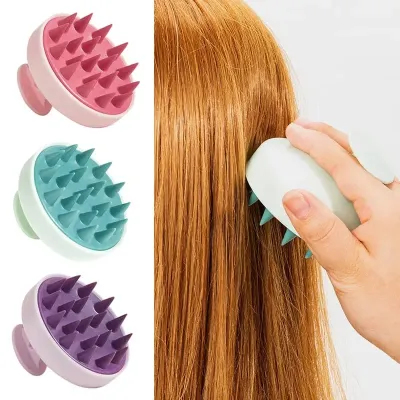 Silicone Shampoo Scalp Hair Massager Brush